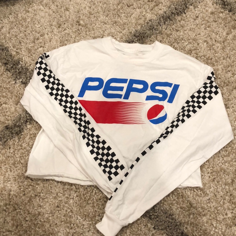 Cropped long T shirt